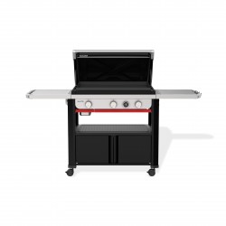 Plancha gaz sur chariot...