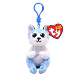 Thunder Le Husky Blanc Bleu...
