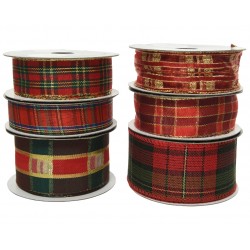 Ruban Carreaux En Polyester...