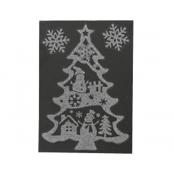 Vitrophanie Sapin Blanc En...