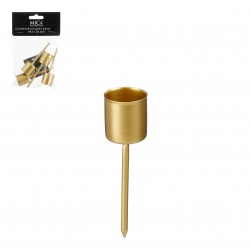 Pic-Bougie X4 Or En Fer...