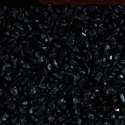 Galet de marbre roulé NERO...