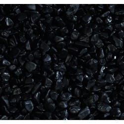 Galet de marbre roulé NERO...