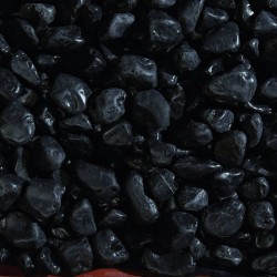 Galet de marbre roulé NERO...